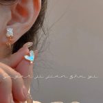 گوشواره قلب و رز