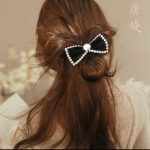 کش مو پاپیون مرواریدی