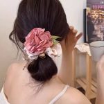 اسکرانچی گل و مروارید طلایی