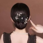 موبند گل حریر سه رنگ