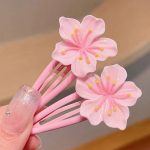 گیره جفتی لیلیوم صورتی