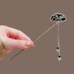 کانزاشی بادبزنی مشکی