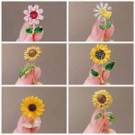 کالکشن سنجاق سینه آفتابگردون و گل