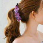 گیره آبشاری شکوفه و کریستال