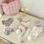 جوراب شیشه ای گل لاله