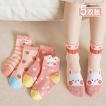 جوراب دخترانه تم خرگوش