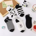 جوراب گلدوزی گاو