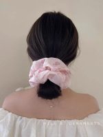 اسکرانچی حریر گلدوزی شده - Image 6