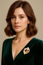 سنجاق سینه طرح مینیمال - Image 3