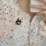 سنجاق سینه گل مشکی شنل