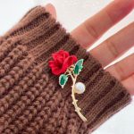 سنجاق سینه رز قرمز - Image 5