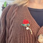 سنجاق سینه رز قرمز - Image 4