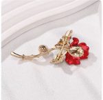 سنجاق سینه رز قرمز - Image 2