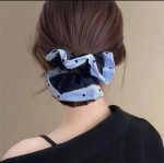 اسکرانچی سورمه ای نخی - Image 5