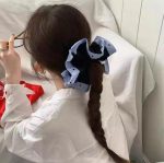 اسکرانچی سورمه ای نخی - Image 7