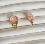 گوشواره رز شیشه ای - Image 5
